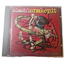 Slash's Snakepit Signed CD It's Five O'Clock Somewhere Autographed Guns N Roses picture