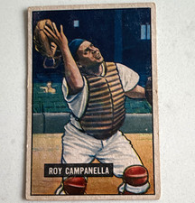 Bowman 1951 Roy Campanella Baseball Base Set #31 Brooklyn Dodgers MLB picture