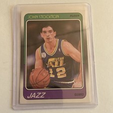 Fleer 1988-89 Fleer John Stockton #115 Utah Jazz RC Rookie ~ Nice Card picture