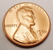 1954 S Lincoln Wheat Cent / Penny  AVE CIRCULATED  **FREE SHIPPING** picture