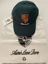 Aimé Leon Dore X Porscbe 993 turbo Logo Cap for Men, One Size- Green picture