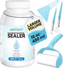 ARTDOT Diamond Painting Sealer Kits Diamond Art Glue with Accessories Tool 480ML picture