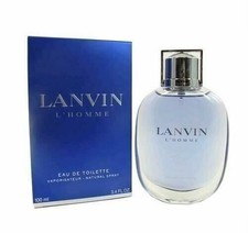 LANVIN L'HOMME 3.4 oz EDT eau de toilette Spray Men's Cologne 100 ml New NIB picture