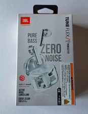 JBL Tune Flex True Wireless Active Noise Cancelling in-Ear Earbuds - Ghost White picture