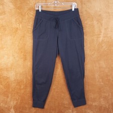 ATHLETA Sweatpants Womens Small Black Pull On Lightweight TECHIE SWEAT JOGGER picture