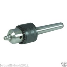 MINI METAL LATHE TAIL STOCK DRILL CHUCK TOOL WITH MT2 MORSE TAPER ARBOR MT 2 picture