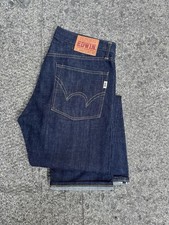 Edwin Selvedge jeans Nashville 14oz Raw Japanese denim Navy Blue straight loose picture