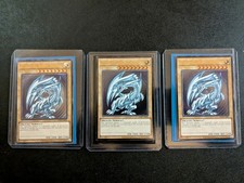 Yugioh OTS 28 Ultimate Rare Blue-eyes White Dragon x 3 picture