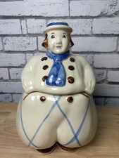 Shawnee USA Pottery Happy Dutch Boy Cookie Jar Hand Painted Vintage Mint picture