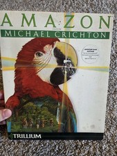 vintage 1984 Telarium MICHAEL CRICHTON AMAZON adventure game C64 floppy 5.25  picture