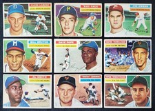 1956 MLB 9x HOF MVP All-Star Legends Topps Tall Cards picture