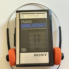 SONY Walkman WM-F31/F41 Stereo FM/AM Radio Cassette Player- New Belts- Serviced picture