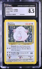 Chansey 3/102 Holo Base Set CGC 8.5 NM/Mint+ Pokemon TCG 1999 picture