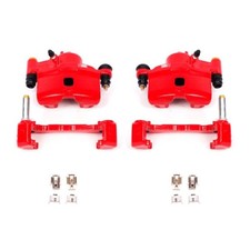 PowerStop Powder Coated Brake Calipers for Honda Civic 1990-2000 – Red Pair picture
