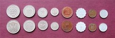 First Coins of Israel Pruta Prutah Set Lot of 8 Coins picture