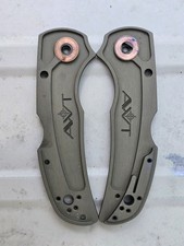 Applied Weapons Technology AWT Scales For Spyderco Native 5 LW w/ 2 Washers Used picture