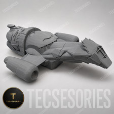 Firefly Serenity 24in Grey Fully Assembled 3D Printed Ship Display Model picture