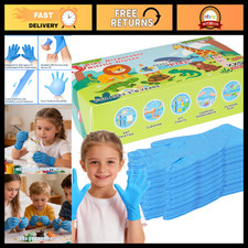 XXS Kids Disposable Nitrile Gloves - 4 Mil, 100 Count, Latex-Free, Safe & Durabl picture