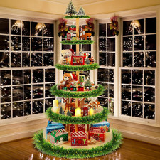 6 Tier 6 Ft Christmas Village Display, Circle picture