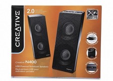 Brand New Creative Labs N400 Portable USB Speakers with X-Fi Technology picture
