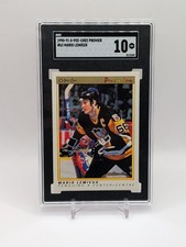 1990-91 O Pee Chee Premier #63 Mario Lemieux SGC 10 💎 Pristine 🔥 picture