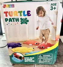 JOYIN Turtle Balance Stepping Stones, 6 Pcs Kids Jumping Stones multi picture