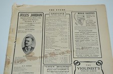 WOW 1907 Vintage THE ETUDE Music Musician's Catalog picture