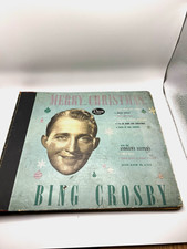 Vintage Bing Crosby Merry Christmas Decca Album No. A-550 78 RPM Record Set picture