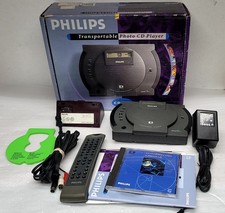 Philips CDF100 Portable Photo CD Player Photo CD Player w/ Remote Box Tested picture