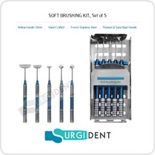 SOFT BRUSHING KIT DENTAL INSTRUMENTS *SET OF 5* picture