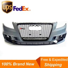 For  2009-2012 Audi A4 S4 B8 Front Bumper Body Kit Include Grille B9 RS4 Style picture