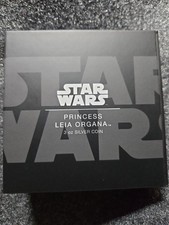 Star Wars 2023 Niue 3oz Silver Coin Princess Leia Organa Colorized Proof picture