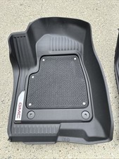 2019-2025 GMC Sierra Factory LH Front Floor Liner Black w/ GMC Logo OEM picture