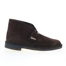 Clarks Desert Boot 26155485 Mens Brown Suede Ankle Lace Up Desert Boots picture