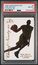 1996 FLAIR SHOWCASE CLASS OF '96 #4 KOBE BRYANT PSA 8 picture