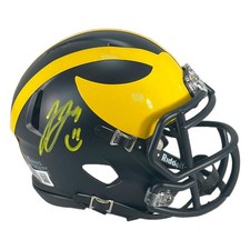 J.J. McCarthy Signed Michigan Wolverines Speed Mini Football Helmet (Beckett) picture