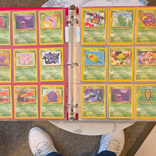 Pokémon TCG Jungle Binder Page Lot - Grimer Koffing Ledyba Scyther Ekans EN picture