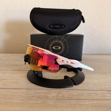 Oakley Radar EV Path OO9208 Sunglasses Red Mirrored Lens/Light Pink &White Frame picture