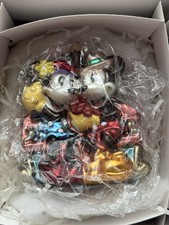 Vtg Christopher Radko”Winter Romance” Christmas Ornament 99-DIS-28 Mickey Minnie picture