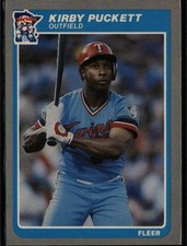 1985 Fleer #286 Kirby Puckett Rookie RC Minnesota Twins picture