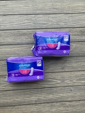2x Always Discreet Light Bladder Leak Incontinence Pantiliners 30 Count Each (60 picture