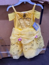 Disney Princess Belle Dress Size Halloween Size 5-6 New with Tags picture