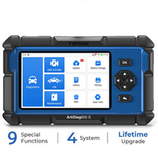 ⭐2026 TOPDON AD600S OBD2 Scanner Engine ABS SRS SAS AT TPMS EPB Diagnostic Tool⭐ picture