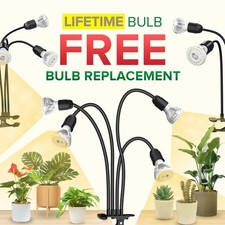 SANSI 10W-40W LED Plant Growing Lamp Clip Indoor Plants Seedling Veg Grow Light picture