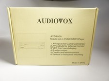 NEW OPEN BOX Audiovox AVD400A Mobile Car Slot-In DVD CD MP3 Player Remote picture