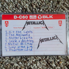 Metallica No Life 'til Leather Demo Cassette Tape 2015 RSD Brand New picture