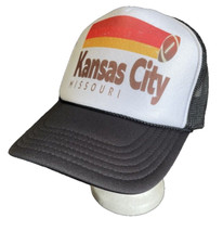 Kansas City Missouri Vintage Retro Football Trucker Hat New picture