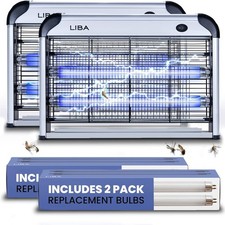 B Insect Bug Replacement Extra Killer (2-Pack) Indoor Zapper Electric - (4) Liba picture