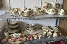 114-Piece Vintage Franciscan Desert Rose Multi-Generational Collection picture