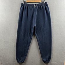 Vintage Hometown Southern Sweats Sweatpants Mens XL Blue Blank 90s Made In USA picture